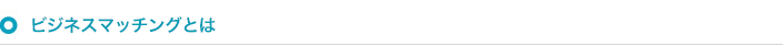 ビジネスマッチングとは